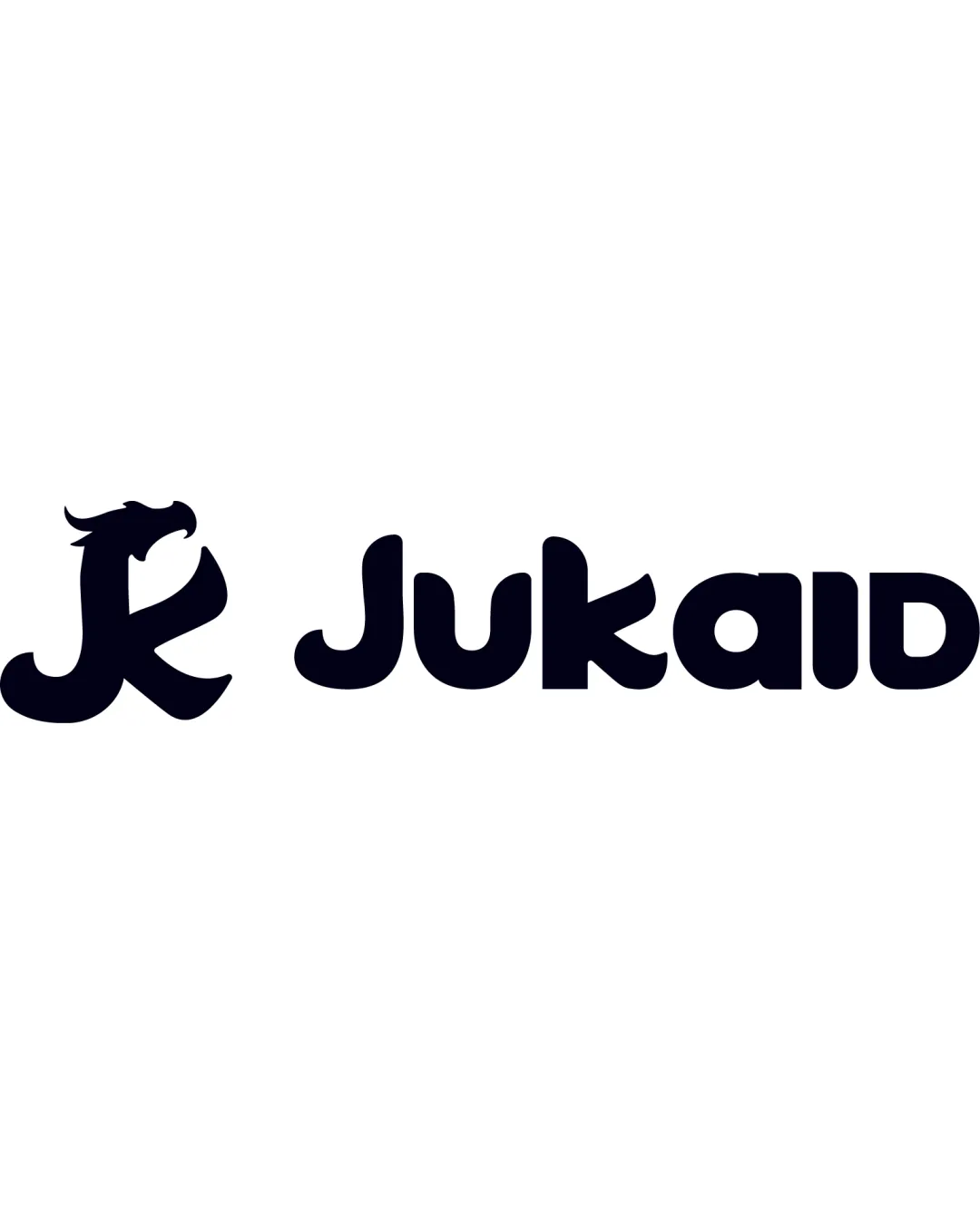 Jukaid Stylized Griffin Head Integrated Into The Letter J Forming A Jk Monogram Combination Mark Technology Modern Rounded Playful Logo Review