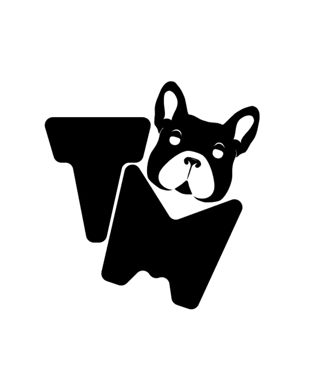T M Dog Head Bold Abstract T And M Shapes Combination Mark Pet Minimalist Negative Space Silhouette Logo Review