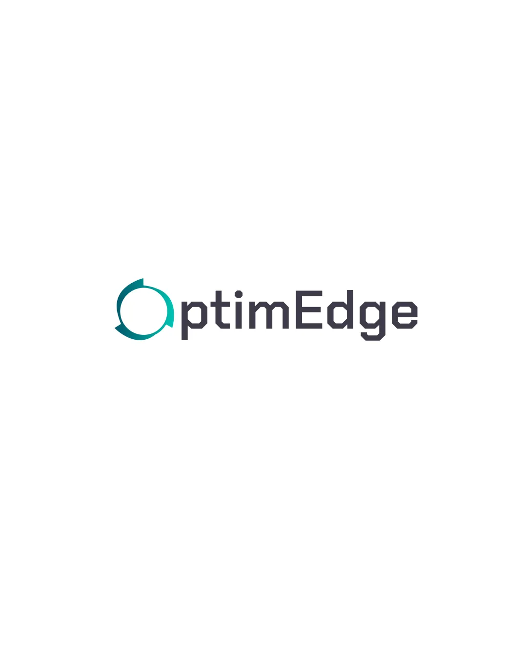 Optimedge Stylized Circular Arrow Integrated With Letter O Combination Mark Technology Modern Geometric Sans Serif Logo Review
