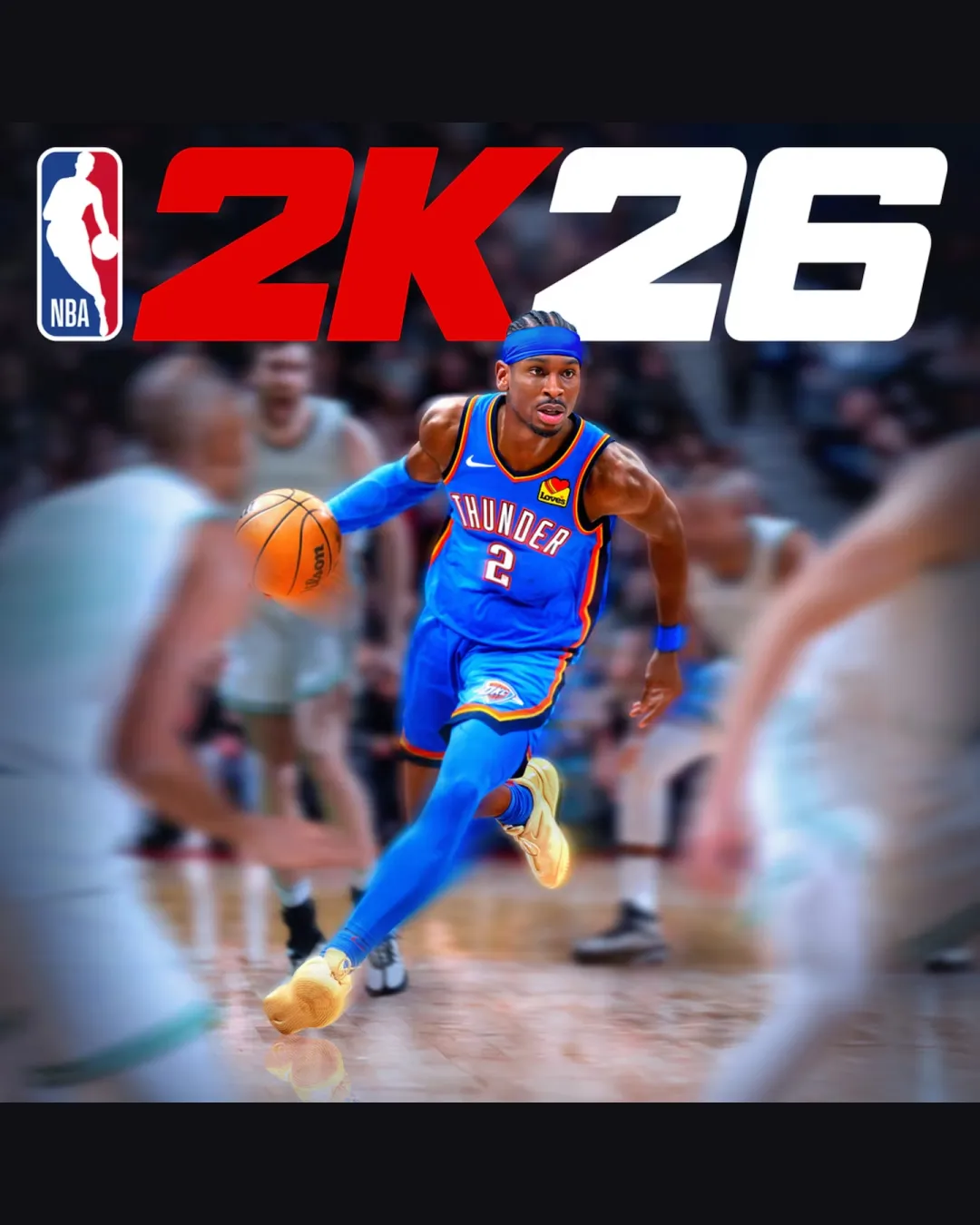 2k26 Nba Silhouette Basketball Player Combination Mark Icon With Bold Text Gaming Sports Bold Contemporary Logo Review