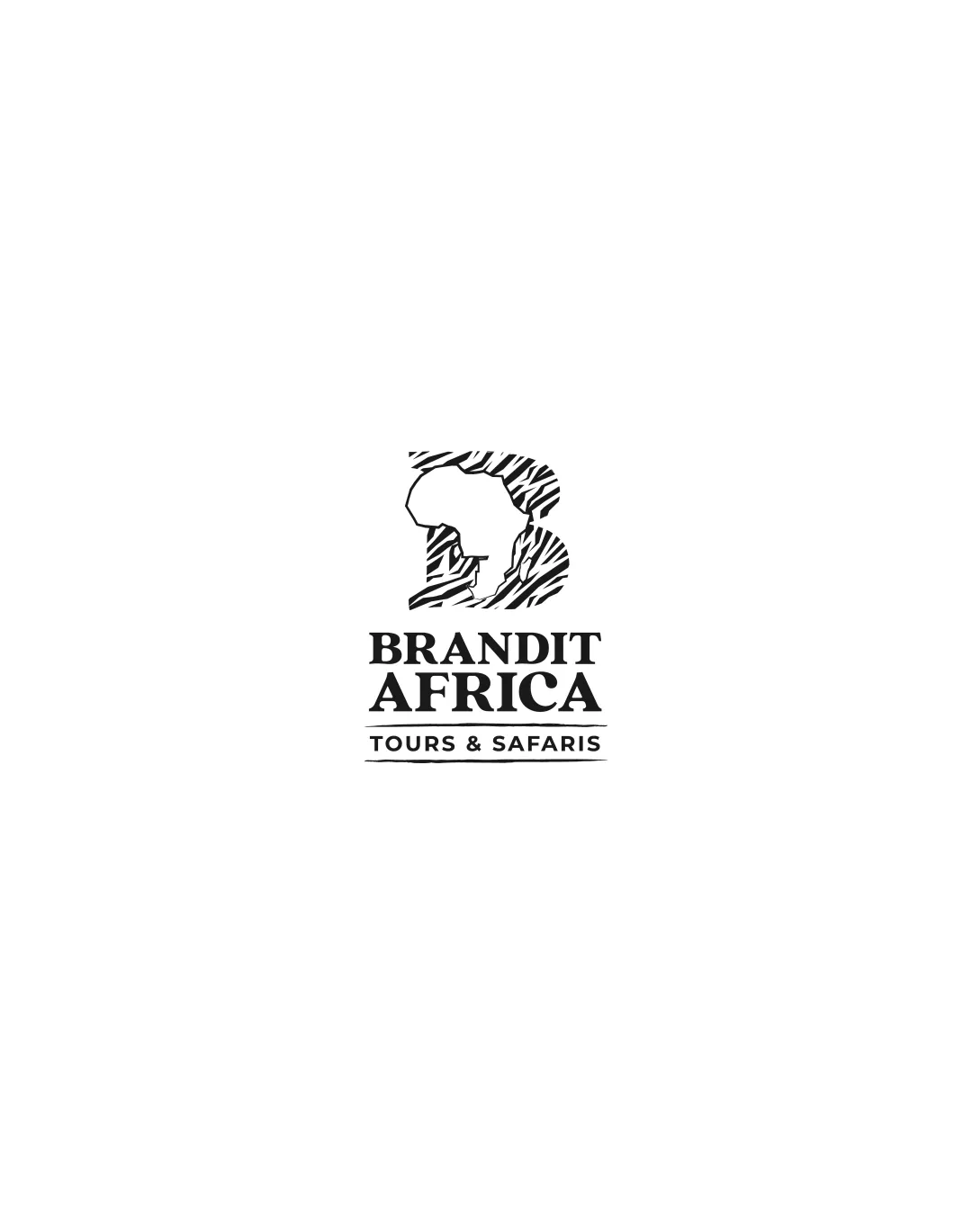 Brandit Africa Tours Safaris B Letter With Africa Continent Silhouette And Zebra Stripes Combination Mark Travel Modern Illustrative Monochrome Logo Review