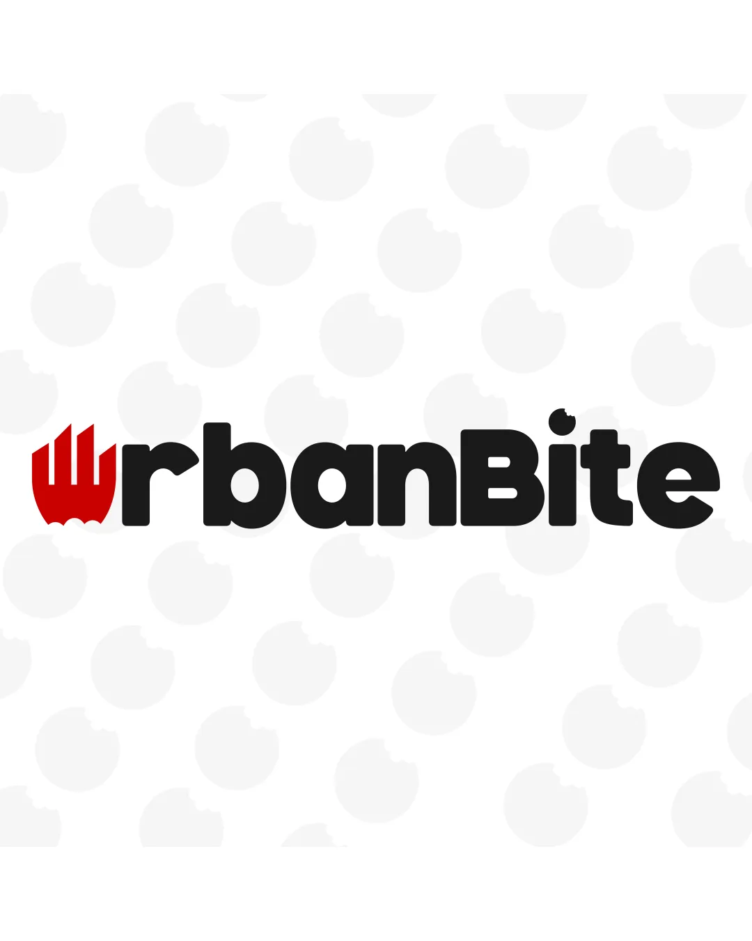 Urbanbite Red Fork Forming The Letter U Combination Mark Food Modern Playful Bold Logo Review
