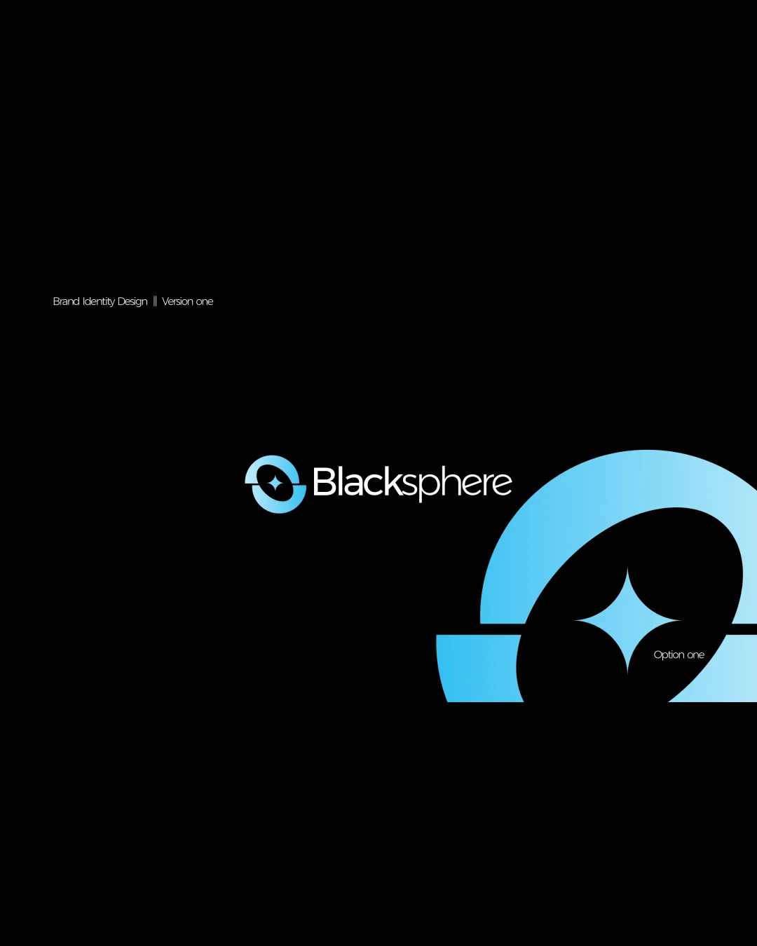Blacksphere Circular Shape With A Central Dot And Negative Space Cut Star Like Negative Space Inside Large Arc Combination Mark Technology Modern Geometric Minimal Logo Review