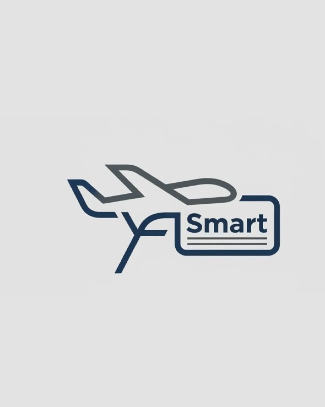 Smart Airplane Outline Ticket Shape Combination Mark Travel Modern Outline Logo Review