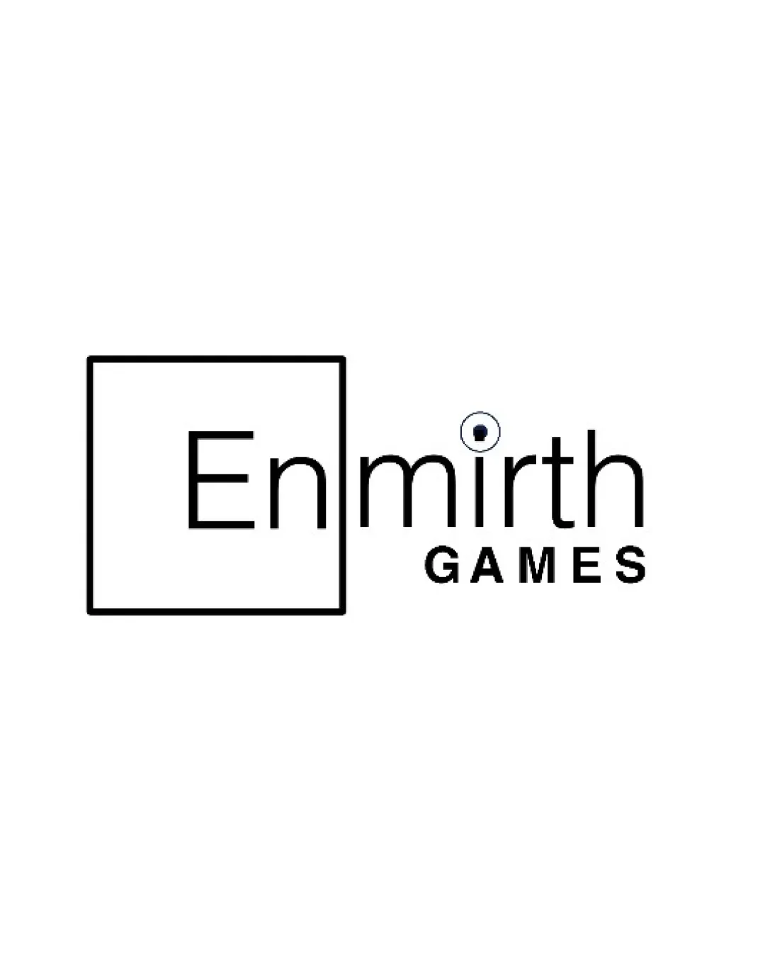 Enmirth Games Square Border Dot With A Tiny Icon Possibly A Game Controller Or Pawn In The Letter I Combination Mark Gaming Minimalist Geometric Logo Review