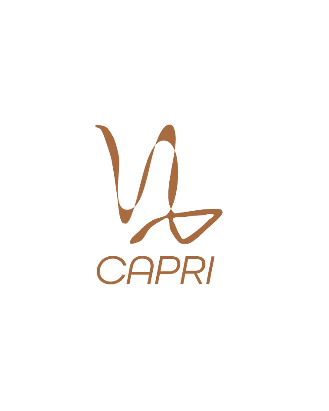 Capri Freeform Abstract Monogram Resembling A Stylized Goat With Curved Horns Combination Mark Fashion Minimalist Elegant Script Inspired Logo Review
