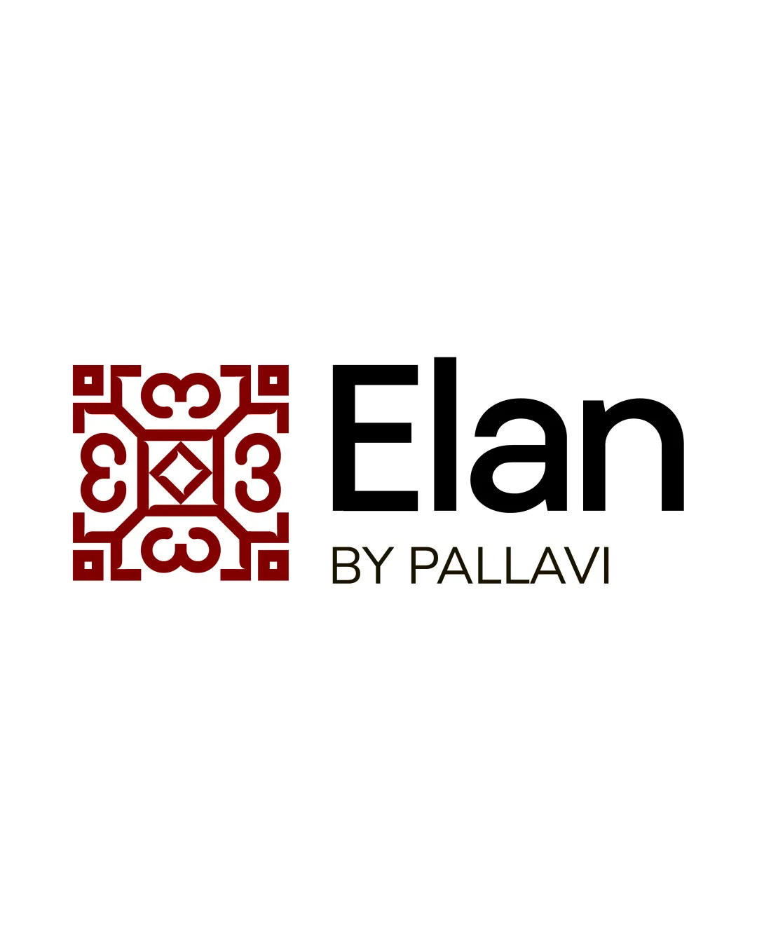 Elan By Pallavi Ornamental Square Motif With Diamond And Mirrored E Elements Combination Mark Interior Design Contemporary Geometric Decorative Logo Review