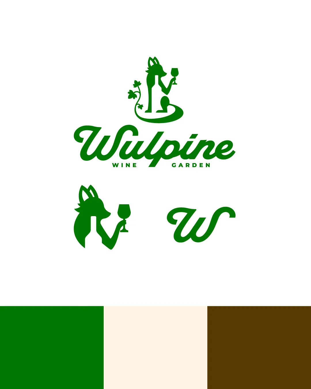 Wulpine Wine Garden Hospitality Logo logo
