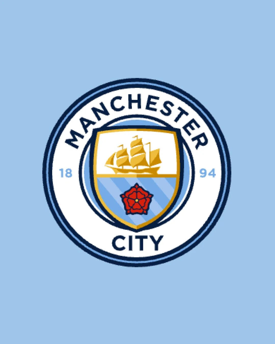 Manchester City 1894 Sports Logo logo