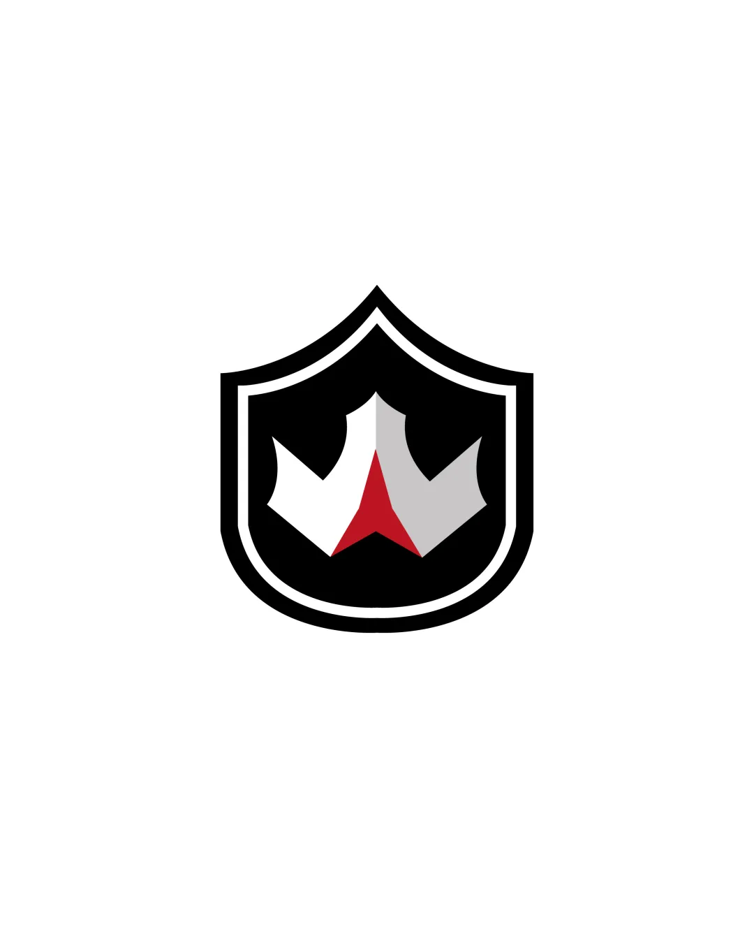 stylized crown in a shield logo review