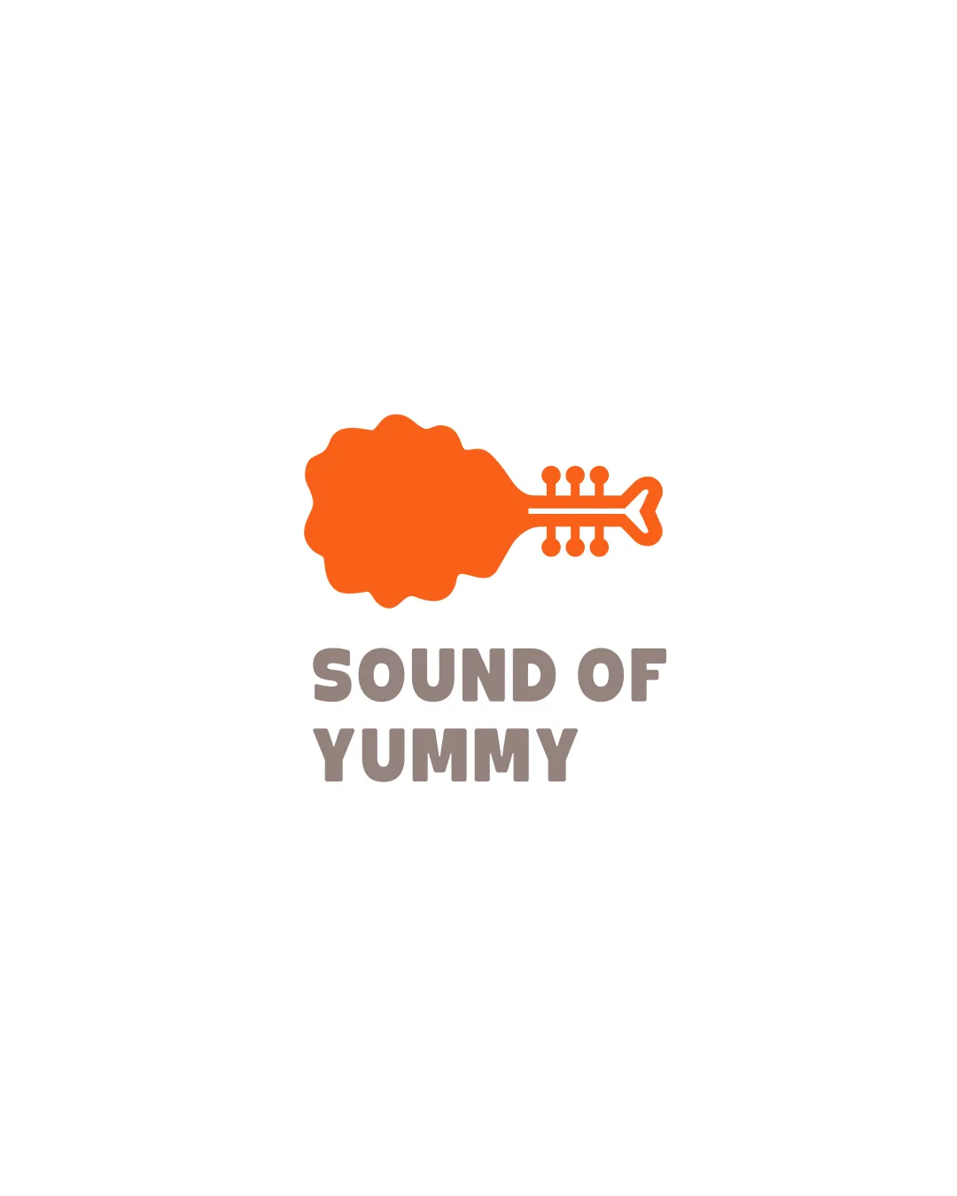 Sound Yummy Food Logo Review logo