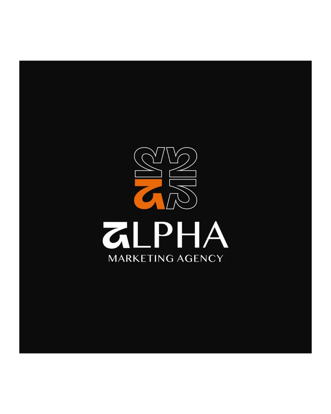 Alpha Marketing Agency Modern Logo logo