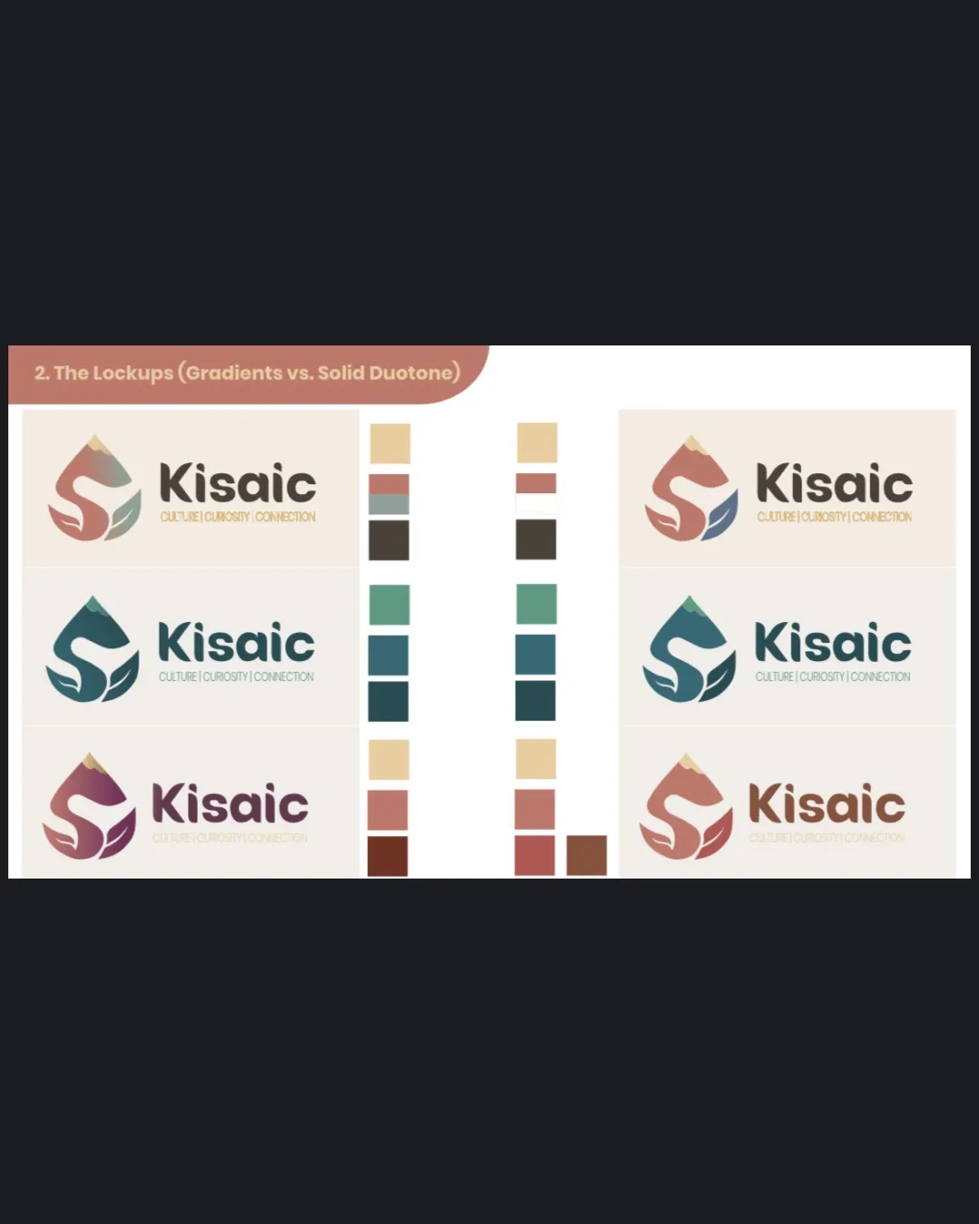 Kisaic Culture Curiosity Travel Logo logo