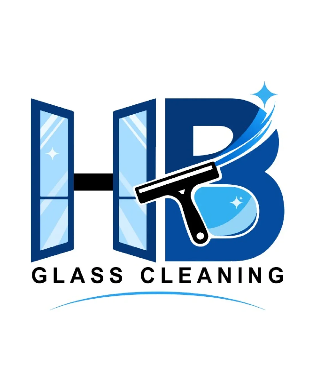 Hb Glass Cleaning Services Logo logo