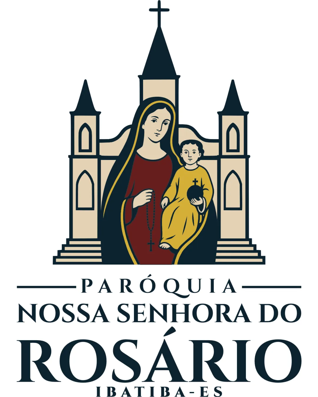 Paroquia Nossa Senhora Religious Logo logo