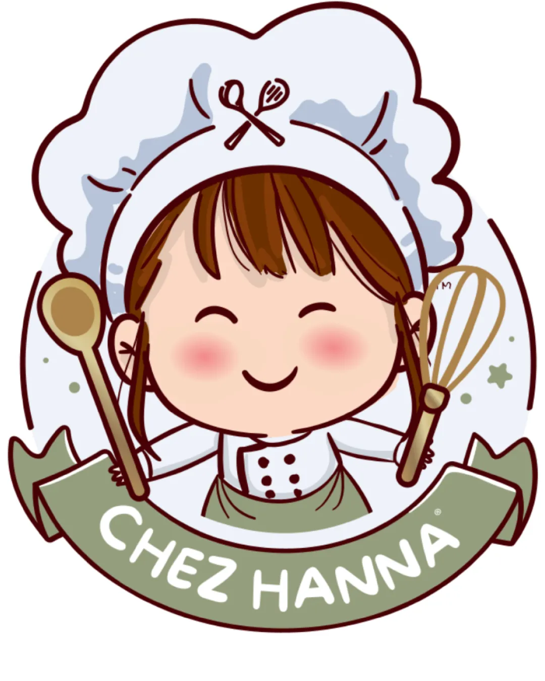 Chez Hanna Food Logo Review logo