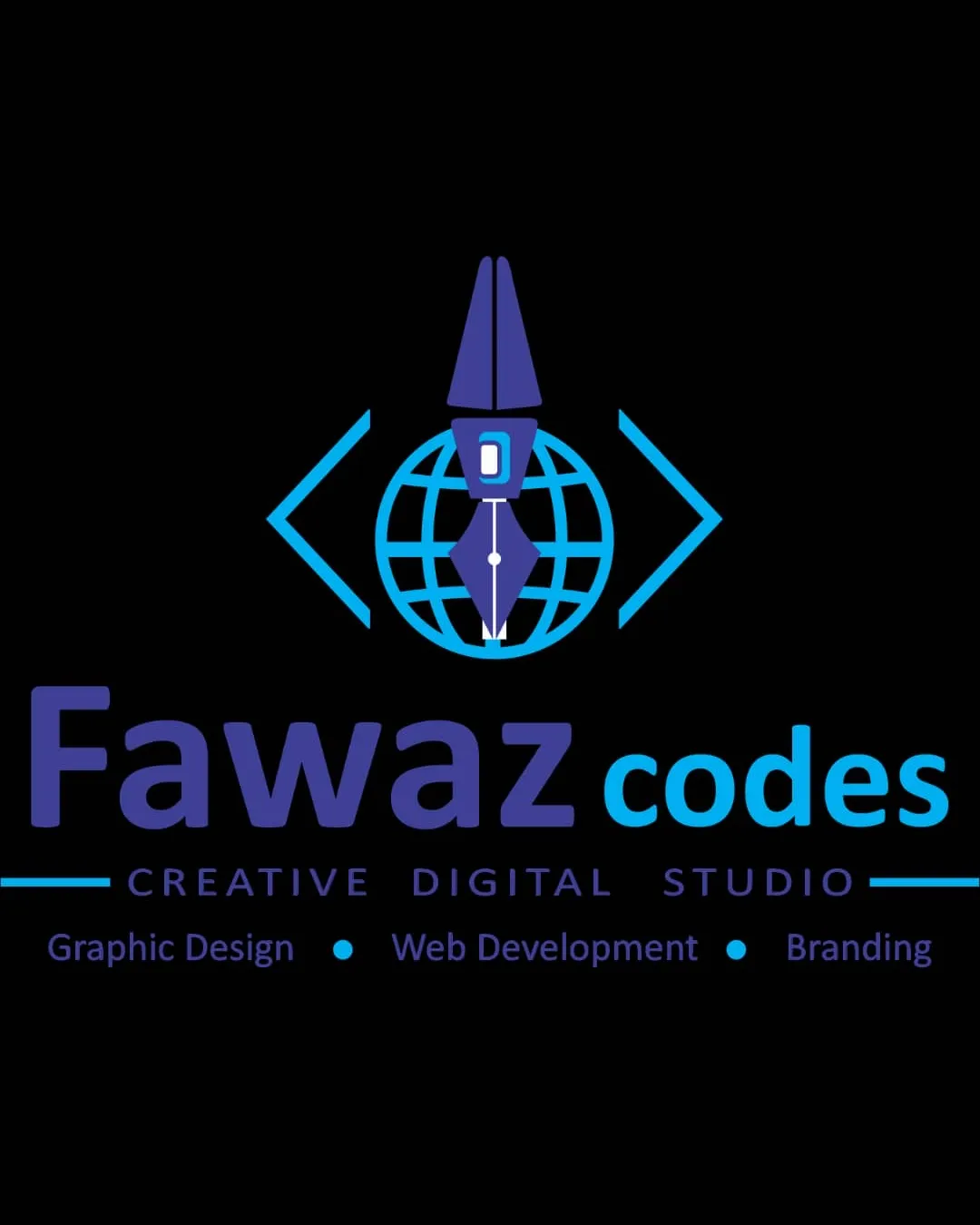 Fawaz codes CREATIVE DIGITAL STUDIO Graphic Design.. logo review