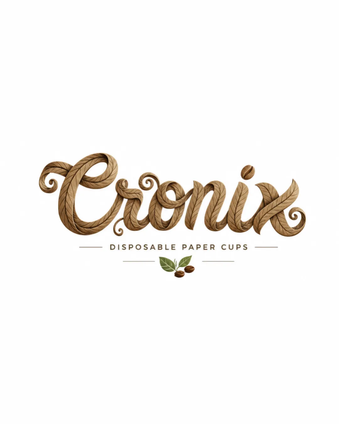 Cronix DISPOSABLE PAPER CUPS logo review