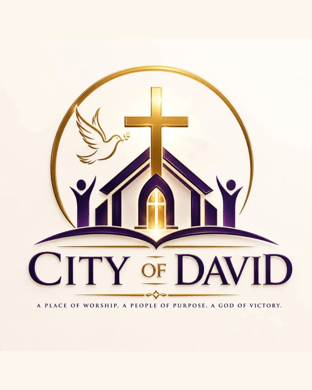 City David A Religious Logo logo