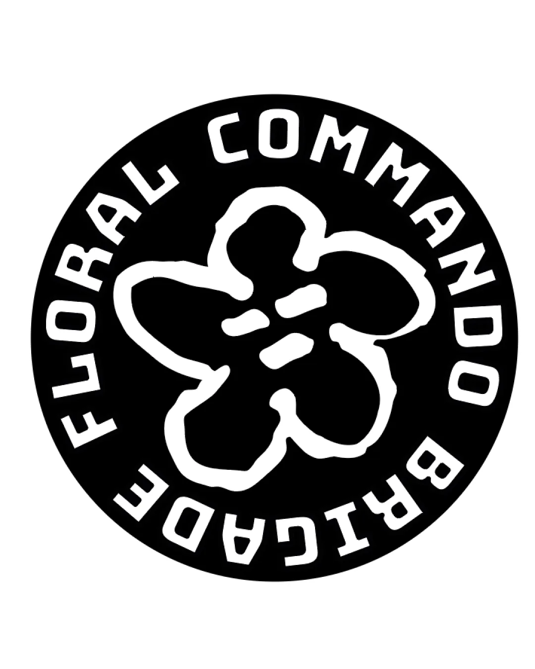 Floral Commando Brigade Bold Logo logo