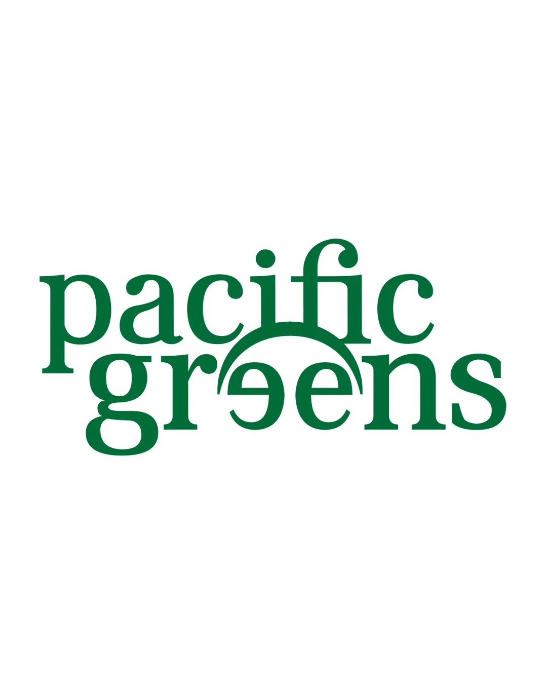 Pacific Greens Plant Logo Review logo