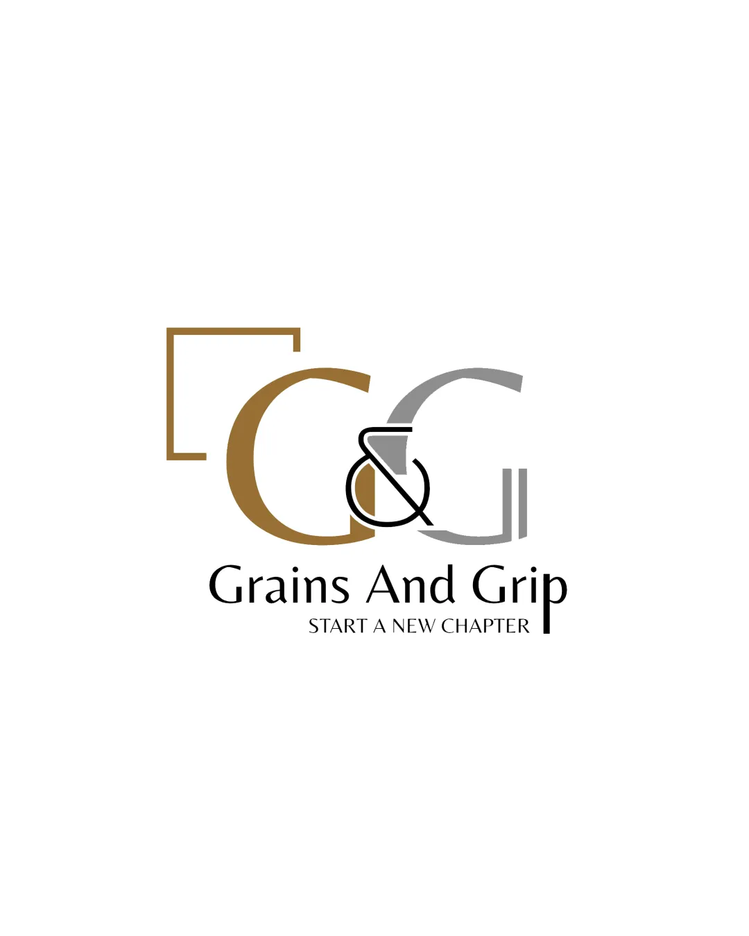 Grains And Grip START A NEW CHAPTER logo review