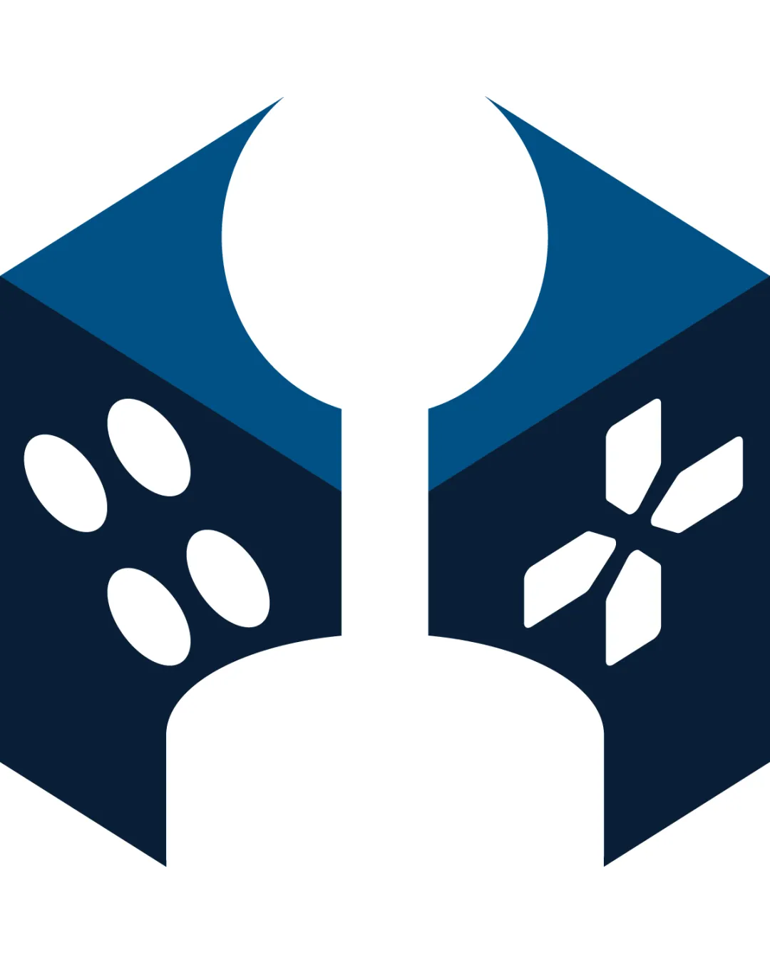Minimal Geometric Game Controller Logo logo