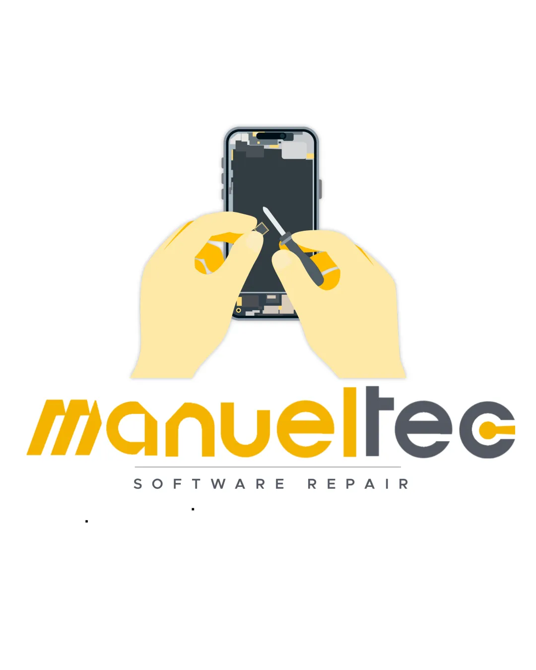 Manueltec Software Repair Tech Logo logo