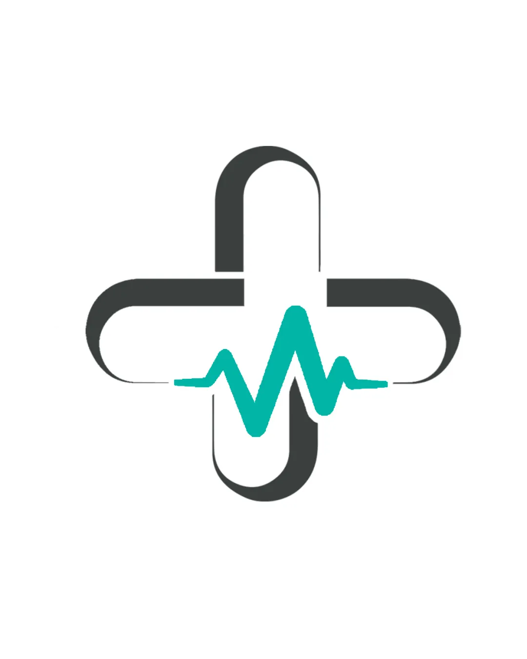 Modern Minimal Medical Cross Logo logo