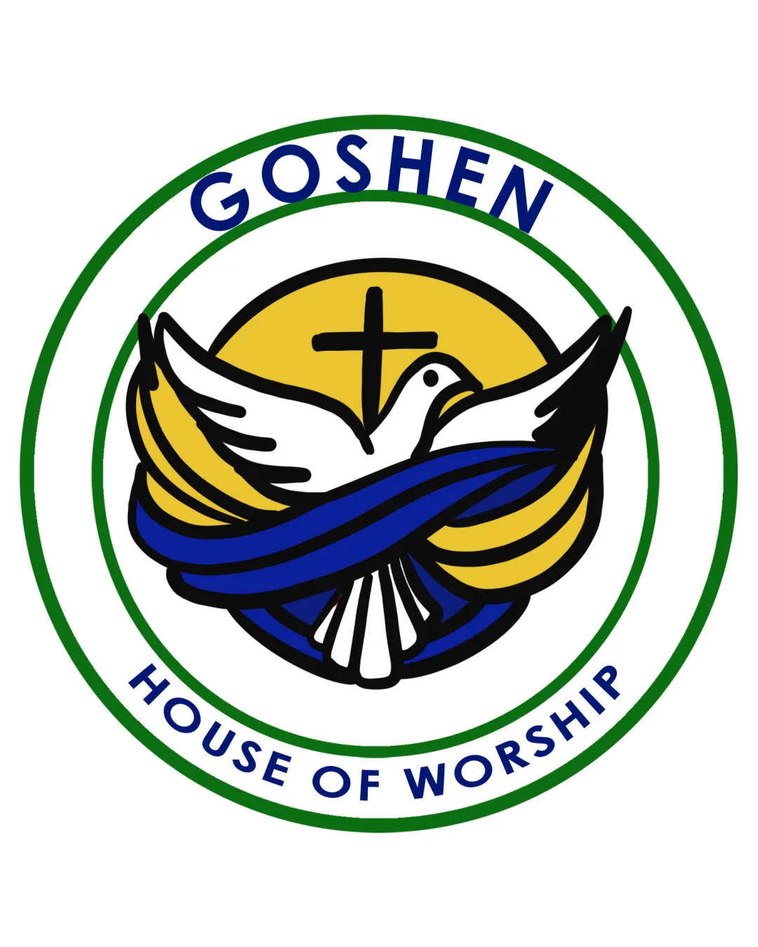 GOSHEN HOUSE OF WORSHIP logo review