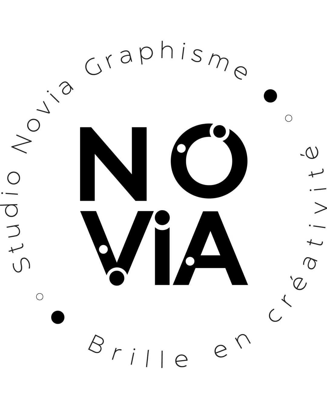 Novia Studio Graphisme Modern Logo logo