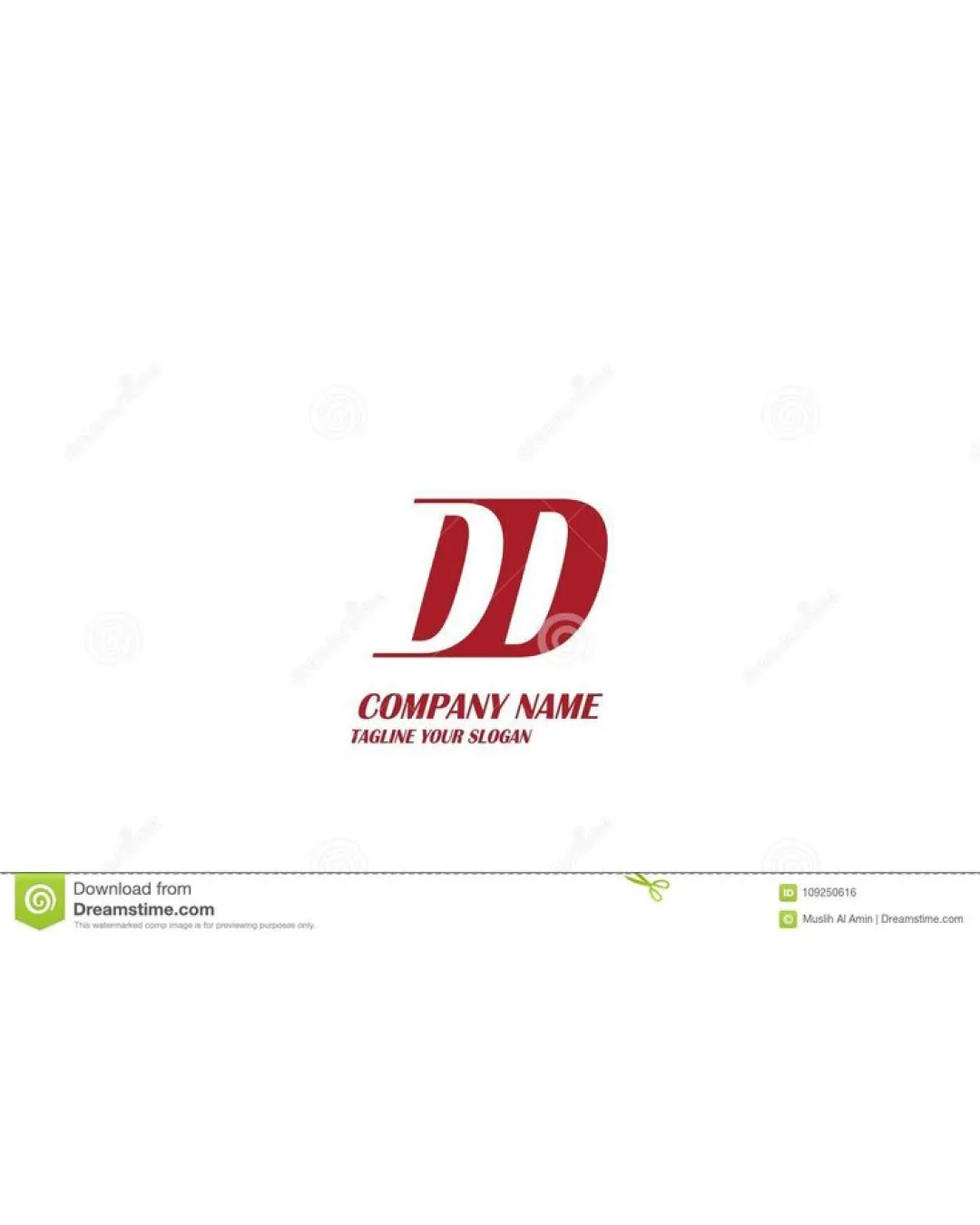 Dd Name Tagline Modern Logo logo