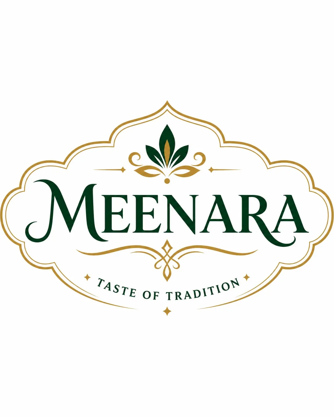 Meenara Taste Tradition Food Logo logo