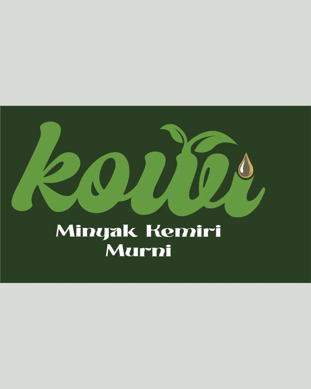 Kouii Minyak Kemiri Natural Logo logo