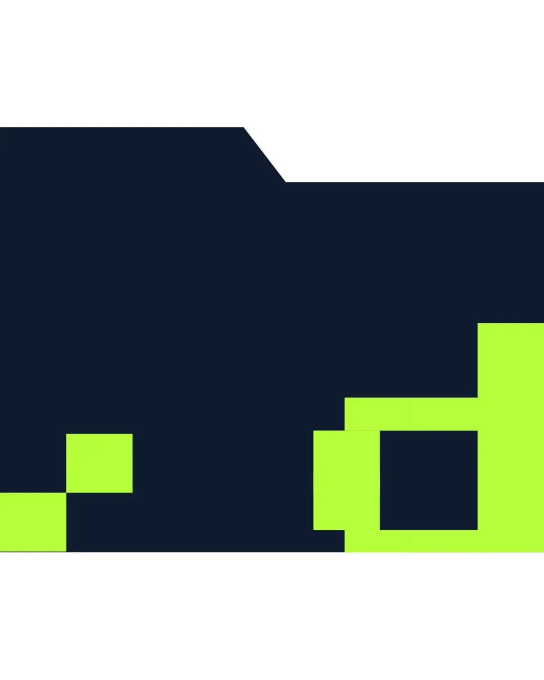 Minimalist Pixel Blocky Abstract Logo logo
