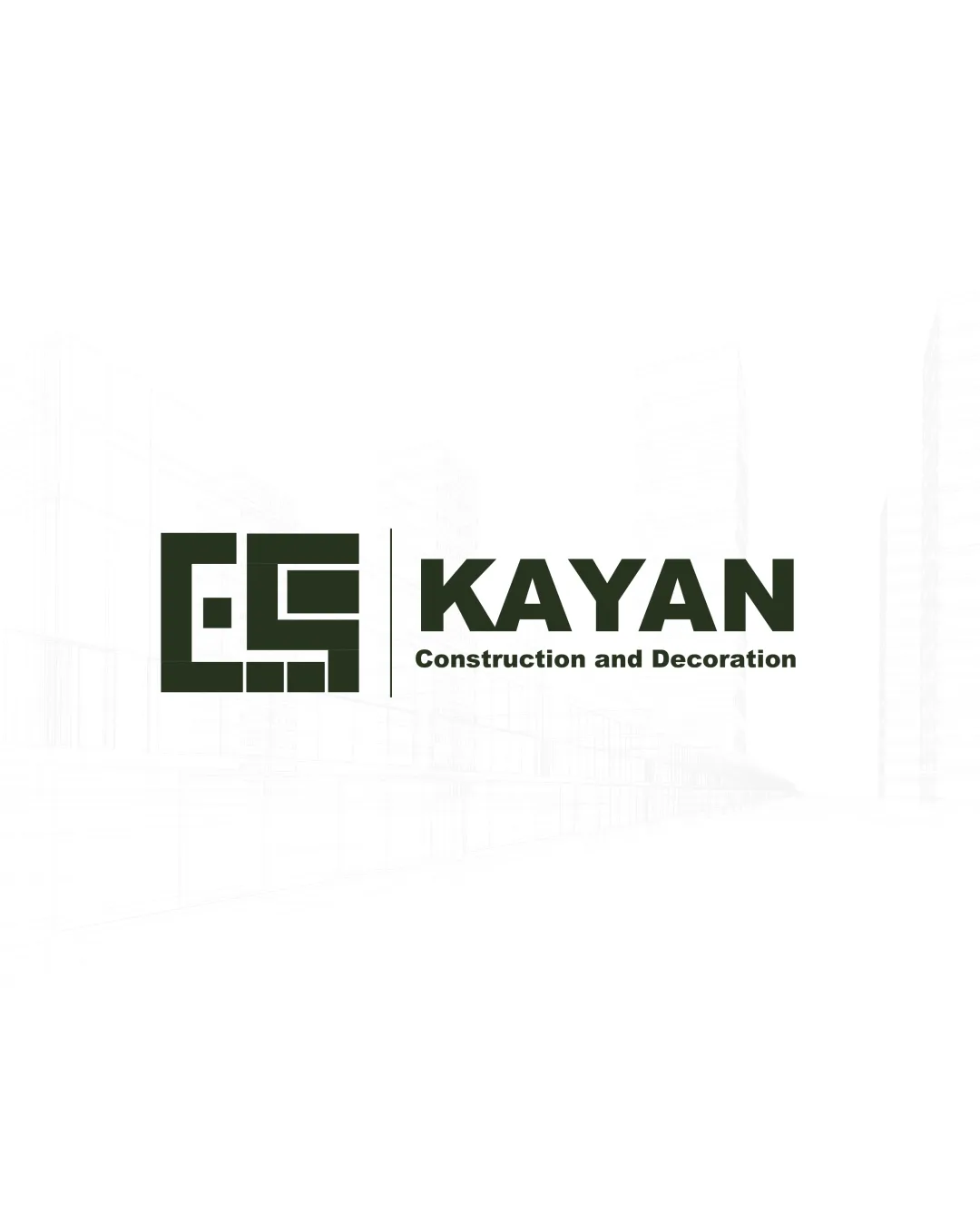 Kayan Construction Decoration Modern Logo logo