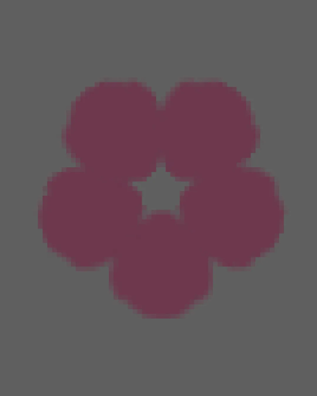 Geometric Flower Simplified Star Logo logo