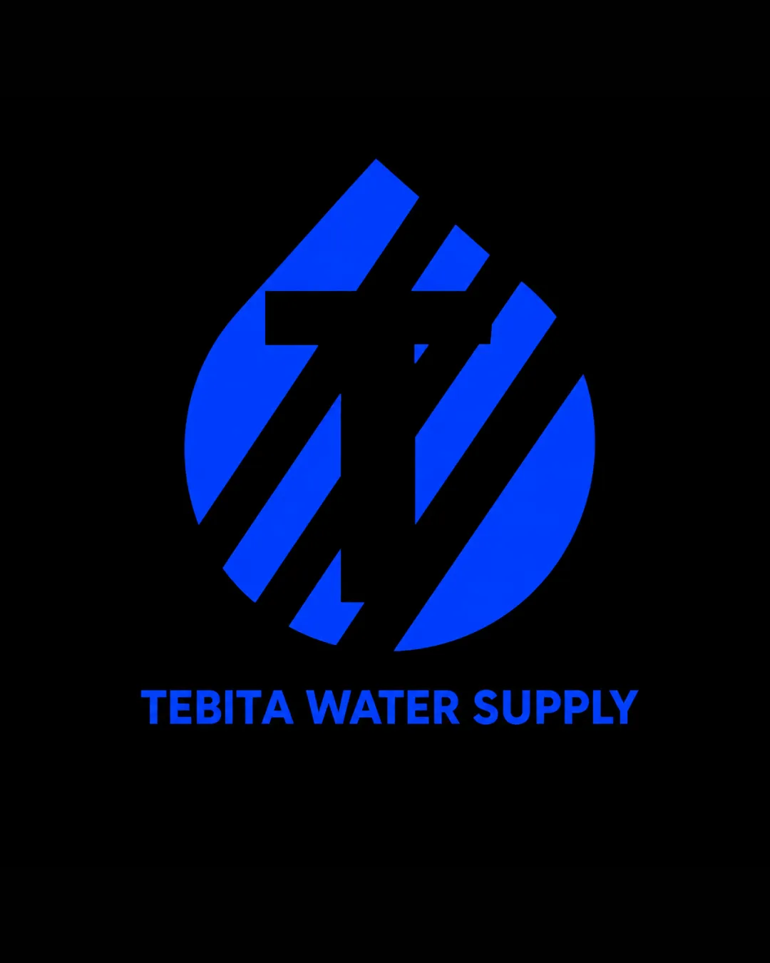 Tebita Water Supply Utilities Logo logo