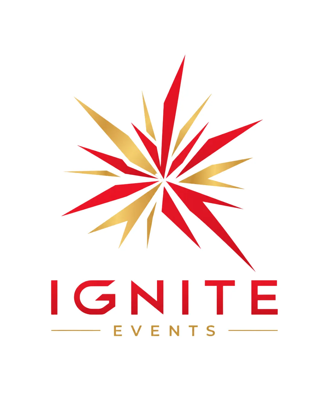 Ignite Events Modern Logo Review logo