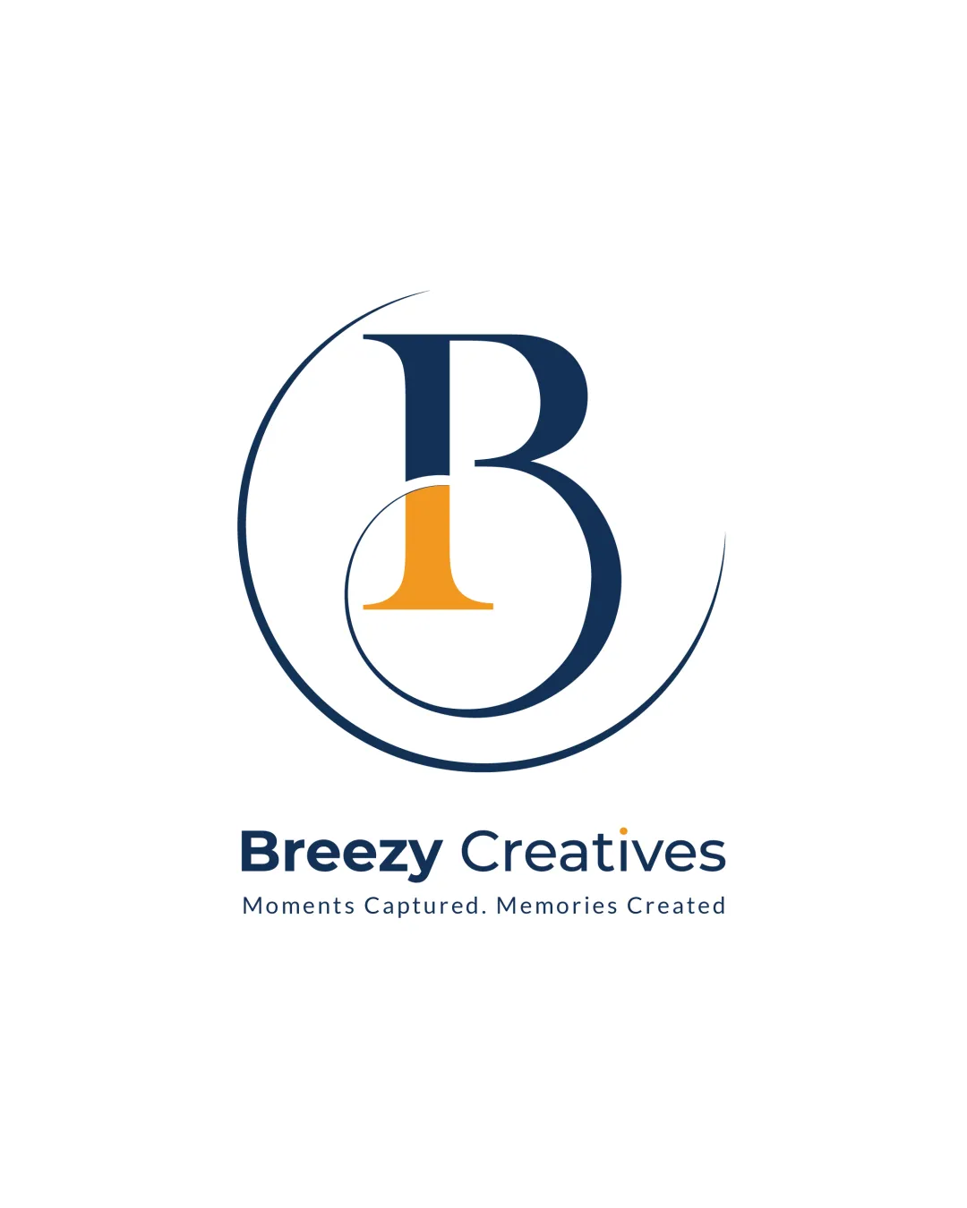 Breezy Creatives Moments Captured. Memories Created logo