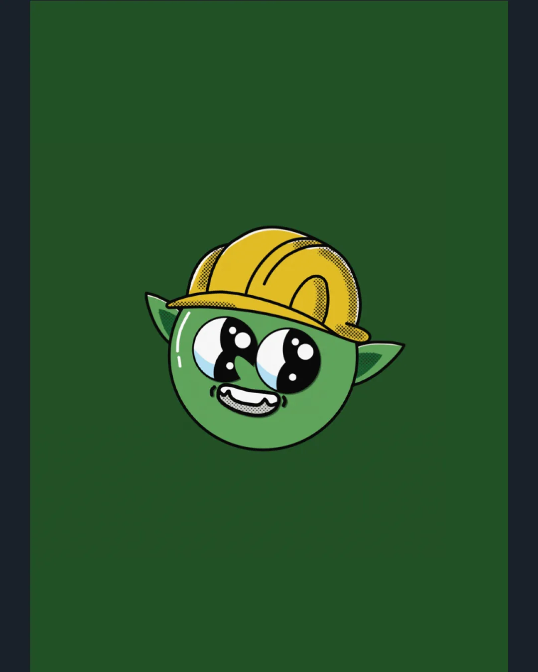 Playful Cartoon Goblin Head Logo logo