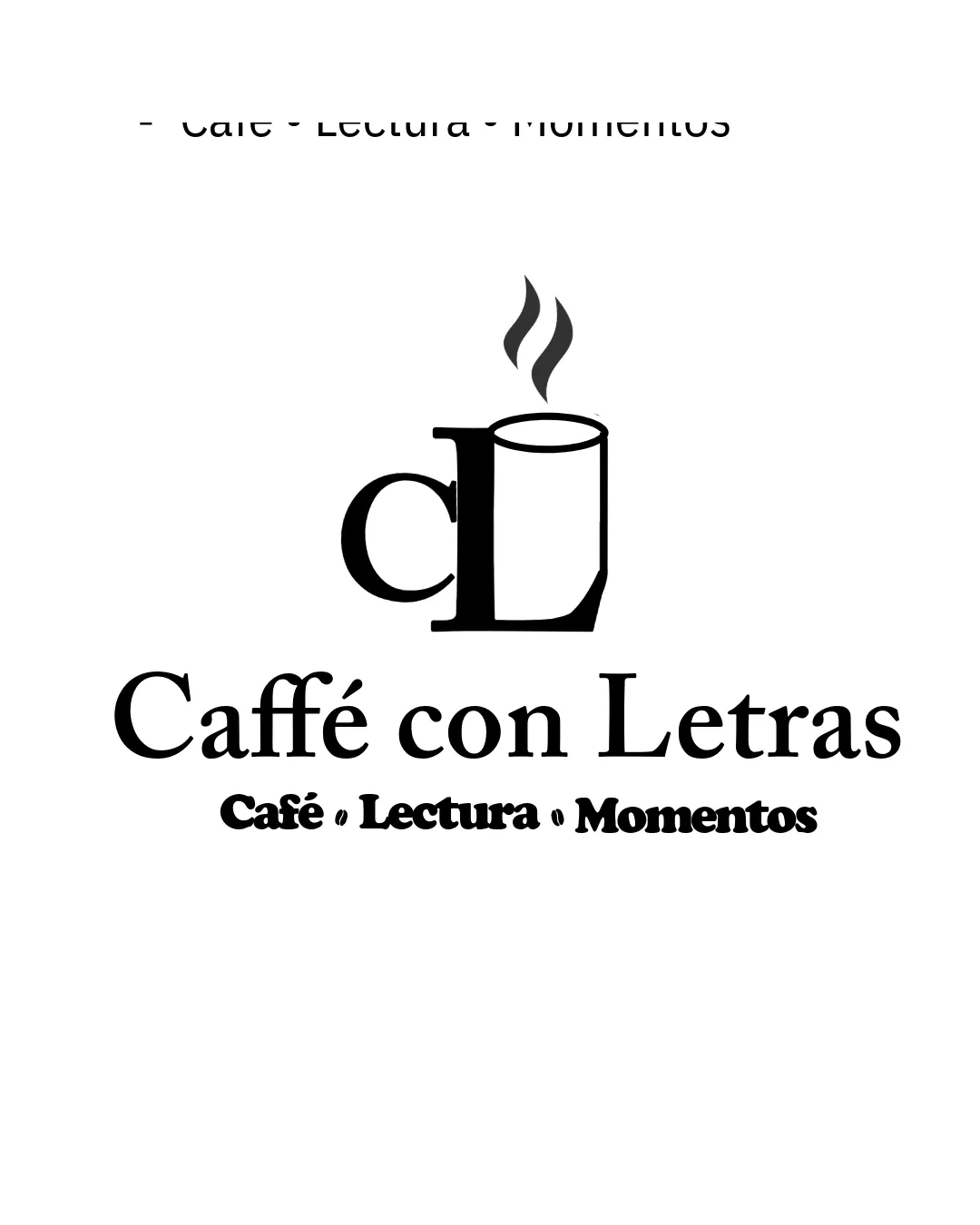 Caffe Con Letras Cafe Logo logo