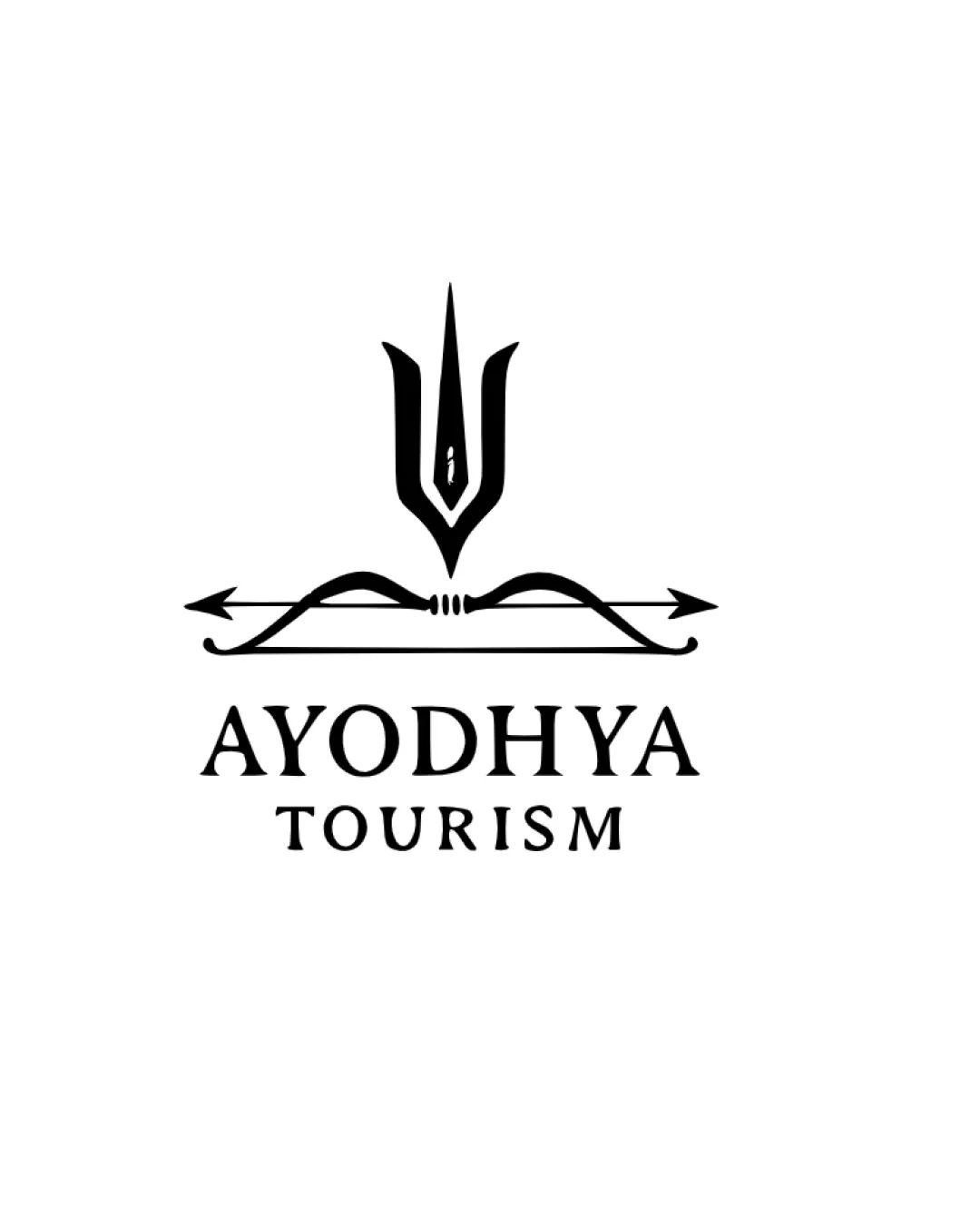 Ayodhya Tourism Travel Logo Review logo