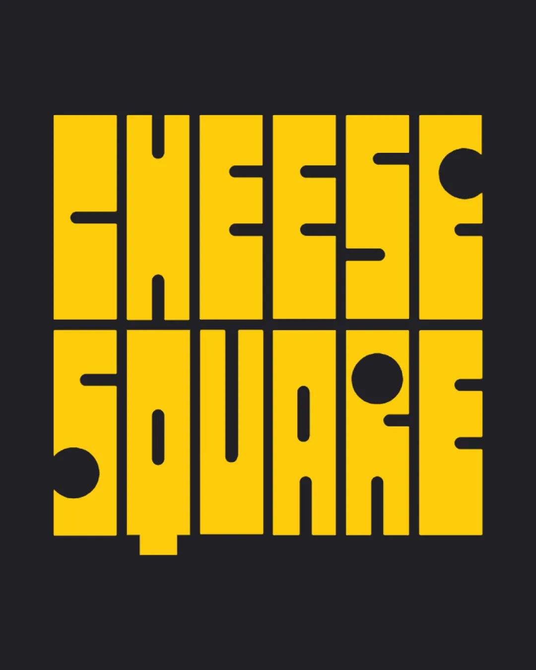 Cheese Square Food Logo Review logo