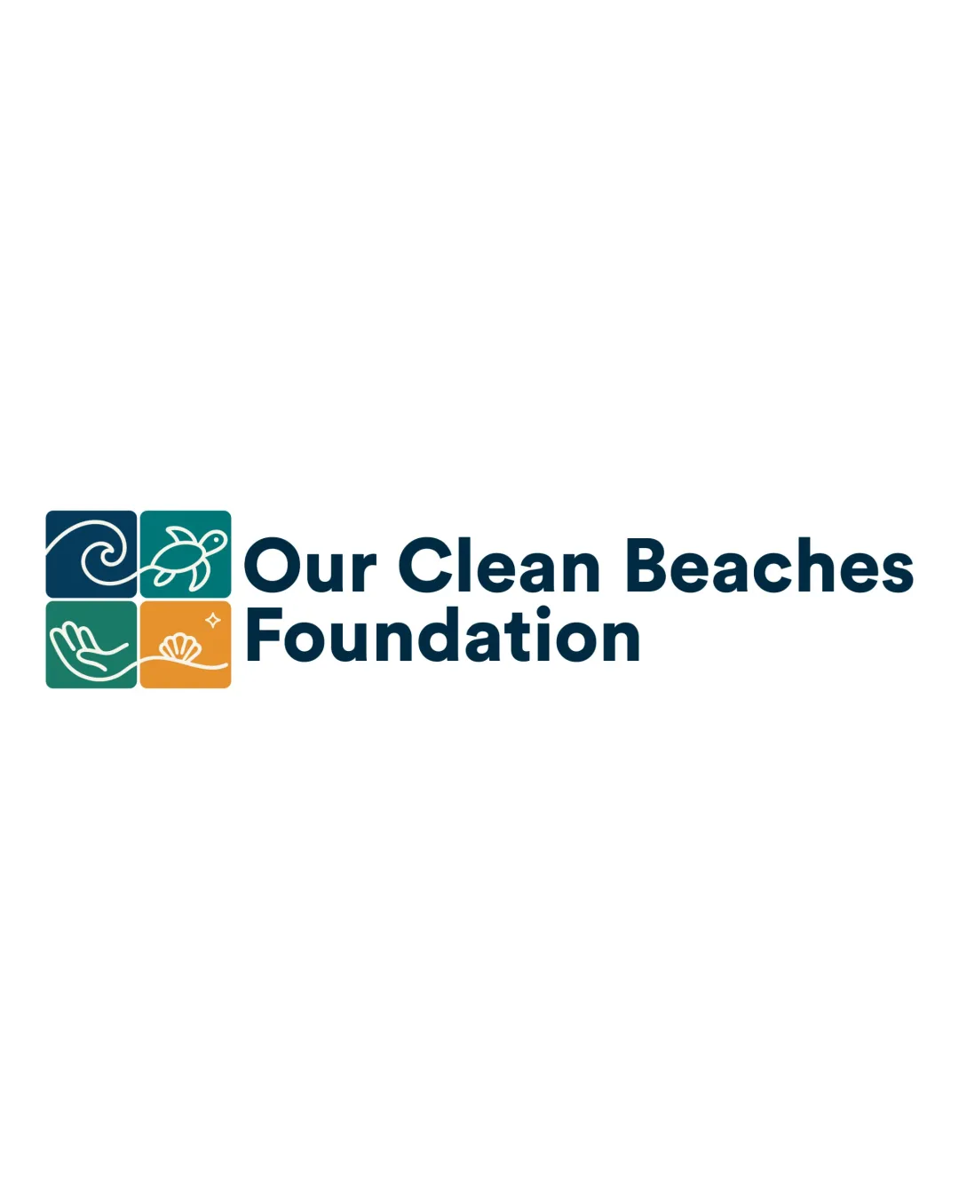 Our Clean Beaches Environmental Logo logo