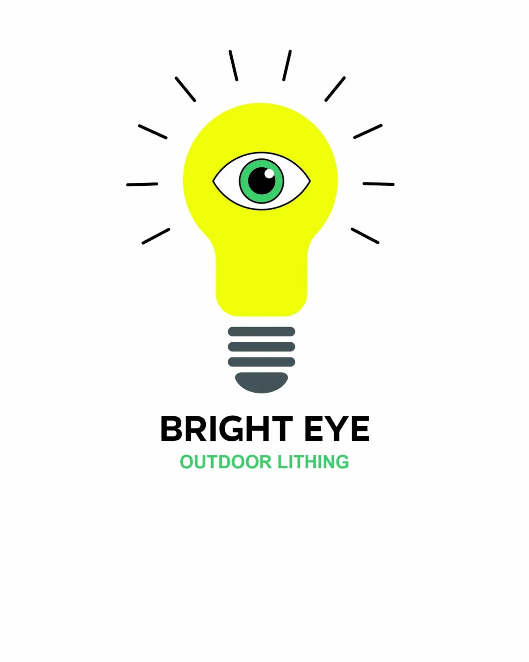 Bright Eye Outdoor Lighting Logo logo