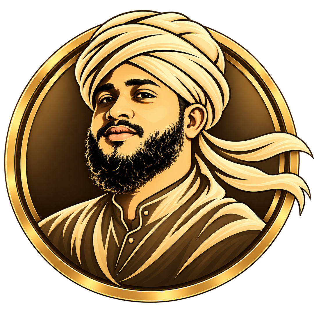 Detailed Illustrated Portrait Man Logo logo