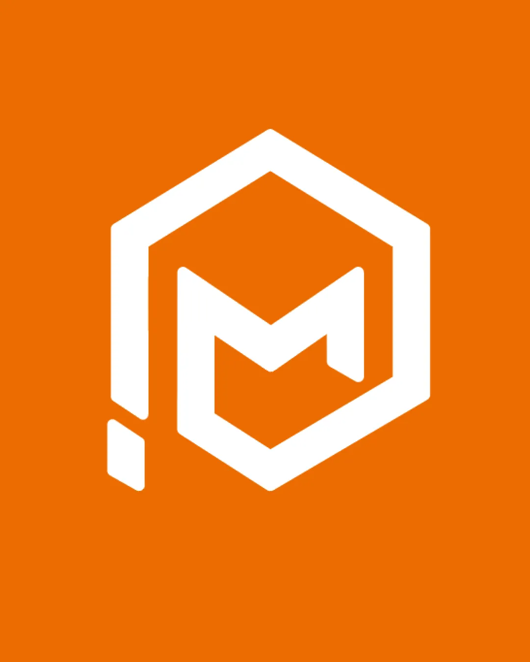 Geometric Bold Formed Within Logo logo