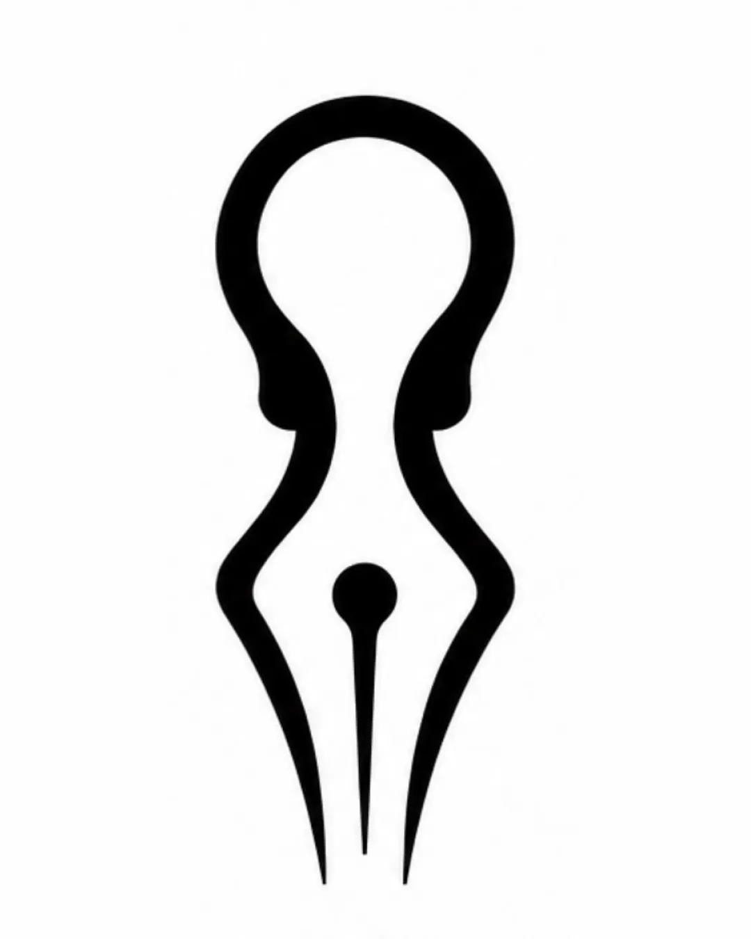 Minimalist Double Abstract Symmetrical Logo logo