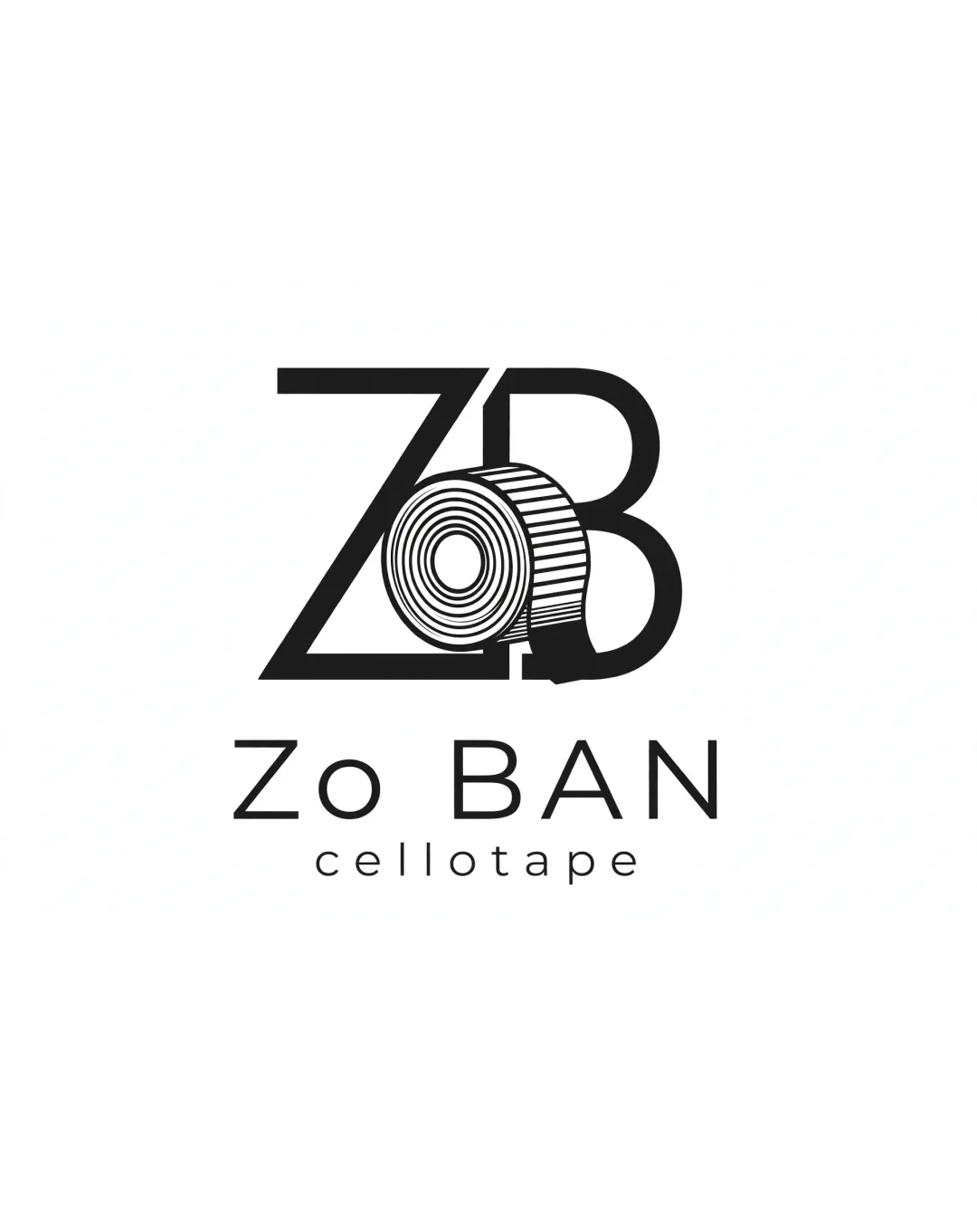 Zo Ban Cellotape Stationery Logo logo